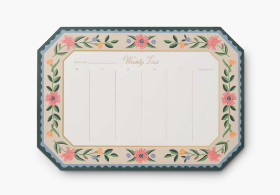Aster Weekly Desk pad- Rifle Paper Co.
