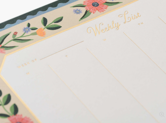 Aster Weekly Desk pad- Rifle Paper Co.