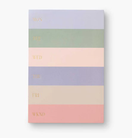 Notepad Riffle Paper Block Weekly Notepad-Rifle Paper Co. – Kirtley and Company Boutique