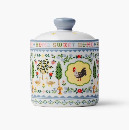 Home Sweet Home Porcelain Canister