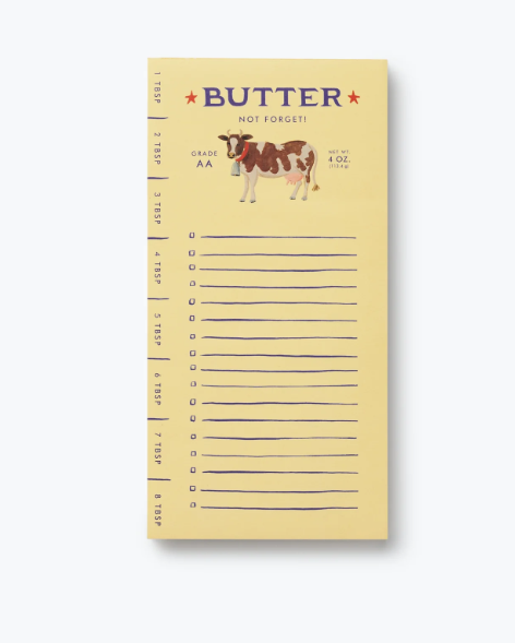 Butter Not Forget Market Pad