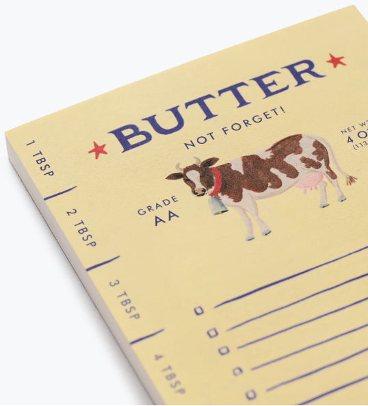 Butter Not Forget Market Pad