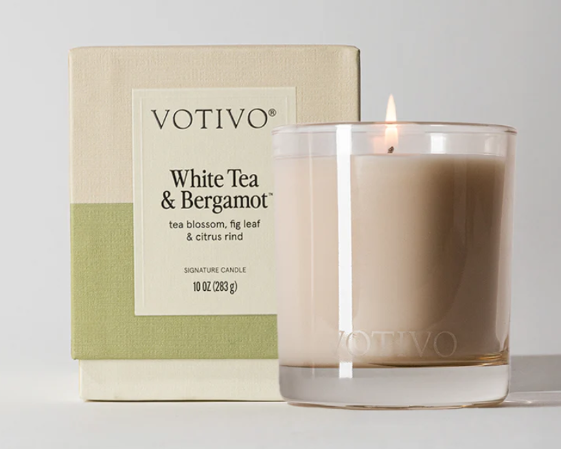 Votivo- White Tea & Bergamot Candle 10oz