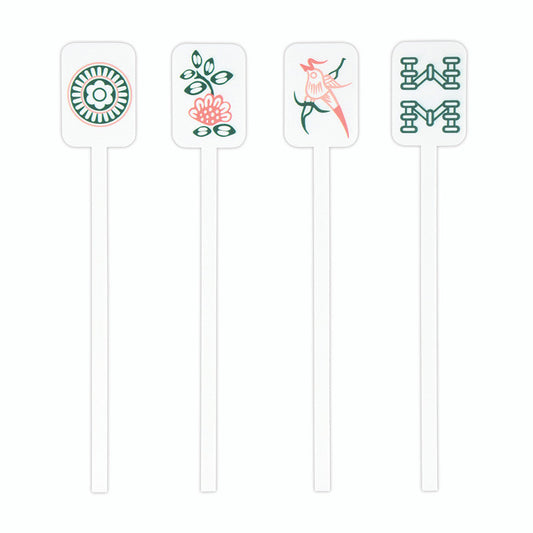 Mahjong Tile Stir Sticks Santa Barbara Design