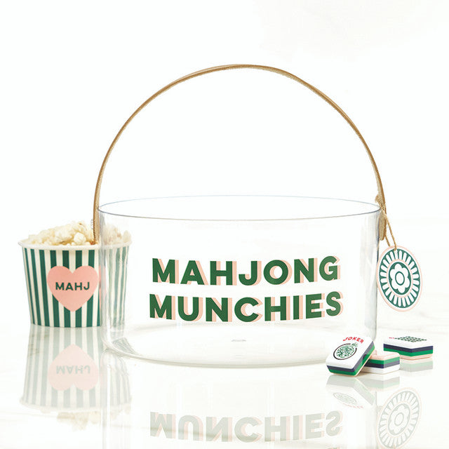 Mahjong Munchies-Acrylic Bucket
