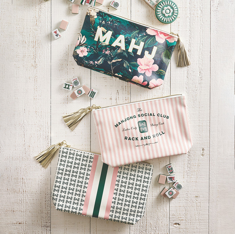 Mahjong Social Club Zip Pouch