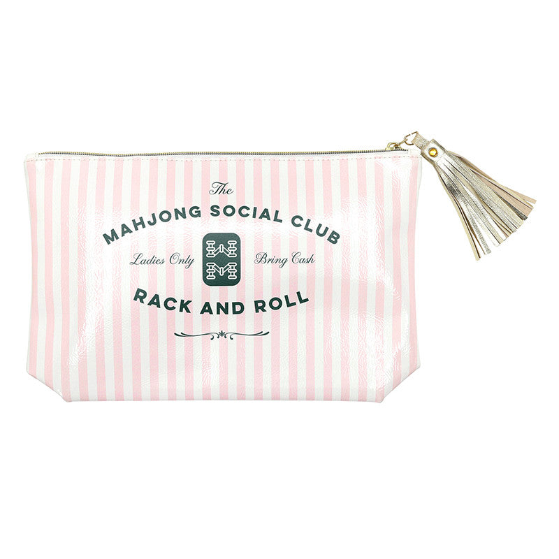Mahjong Social Club Zip Pouch