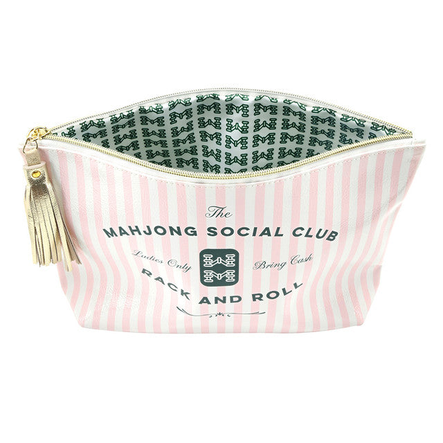Mahjong Social Club Zip Pouch