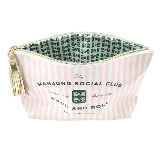 Mahjong Social Club Zip Pouch
