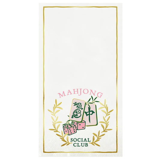 Mahjong Guest Napkin Social Club