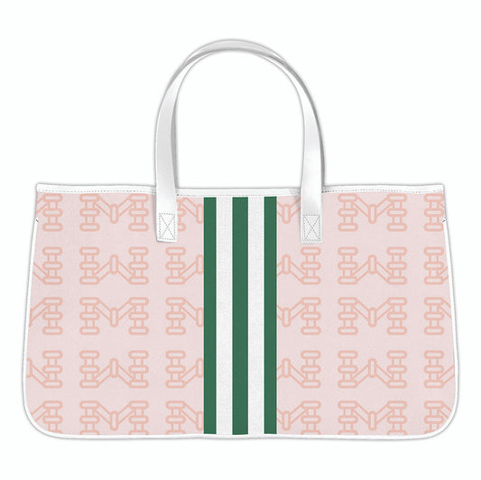 Mahj Pink Canvas Tote
