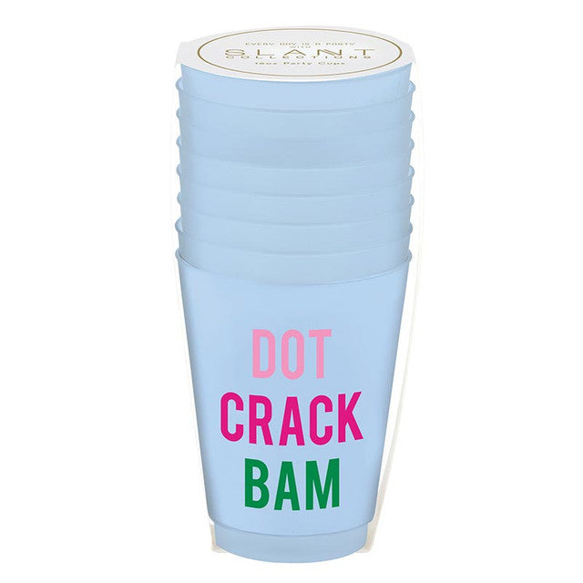 Dot Crack Bam- Frosted Cups