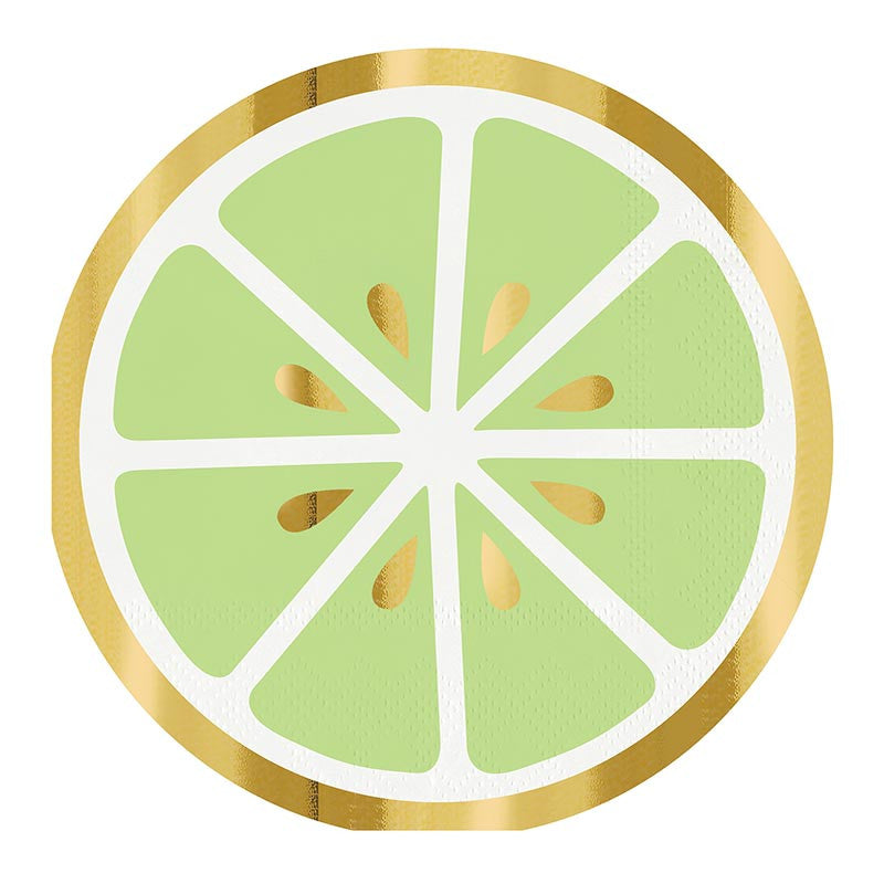 Lime Cocktail Napkins