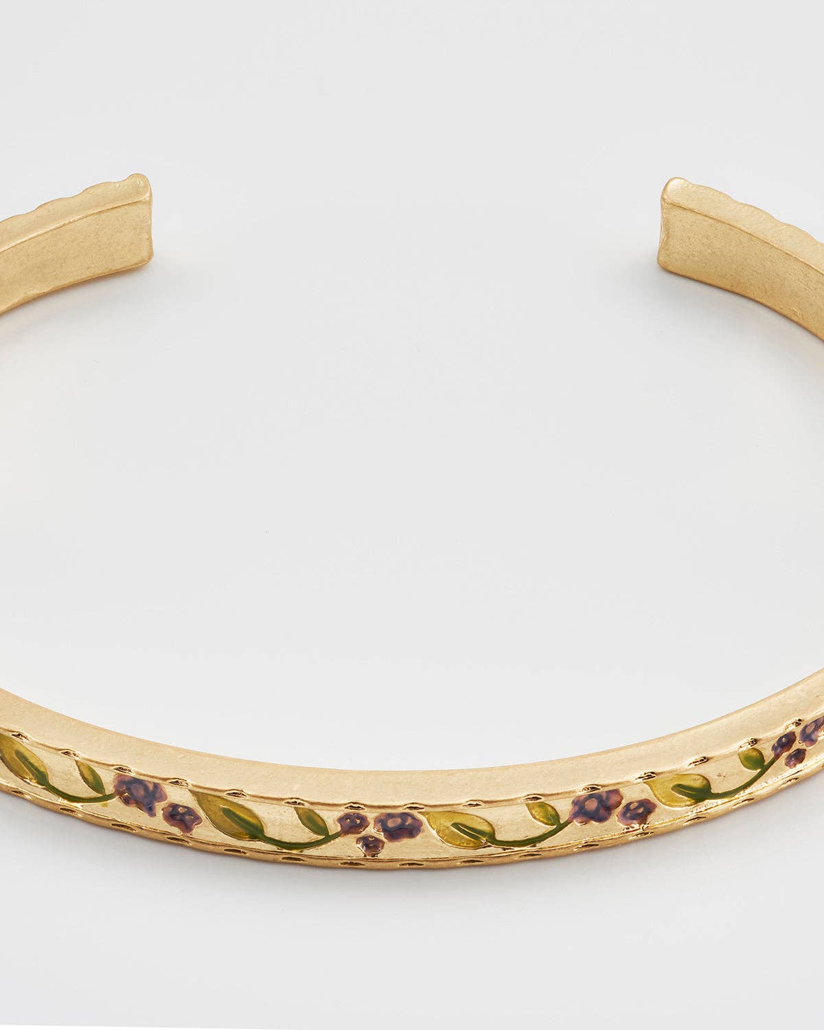 Fable England - Blackberry Bramble Gold Bangle - UK, US & EU