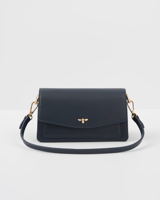 Fable England - Running Bunny Navy Shoulder Purse - UK, US & EU