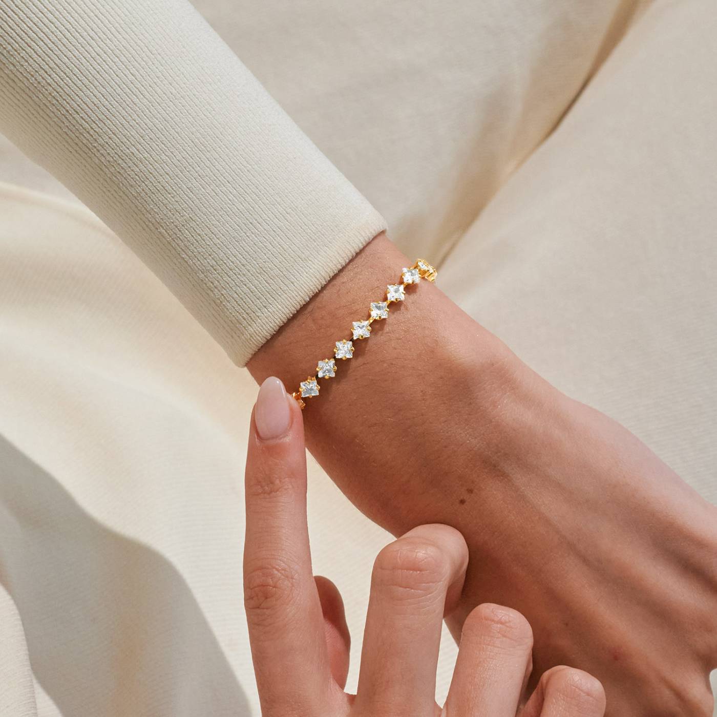 Gold Tennis Bracelet