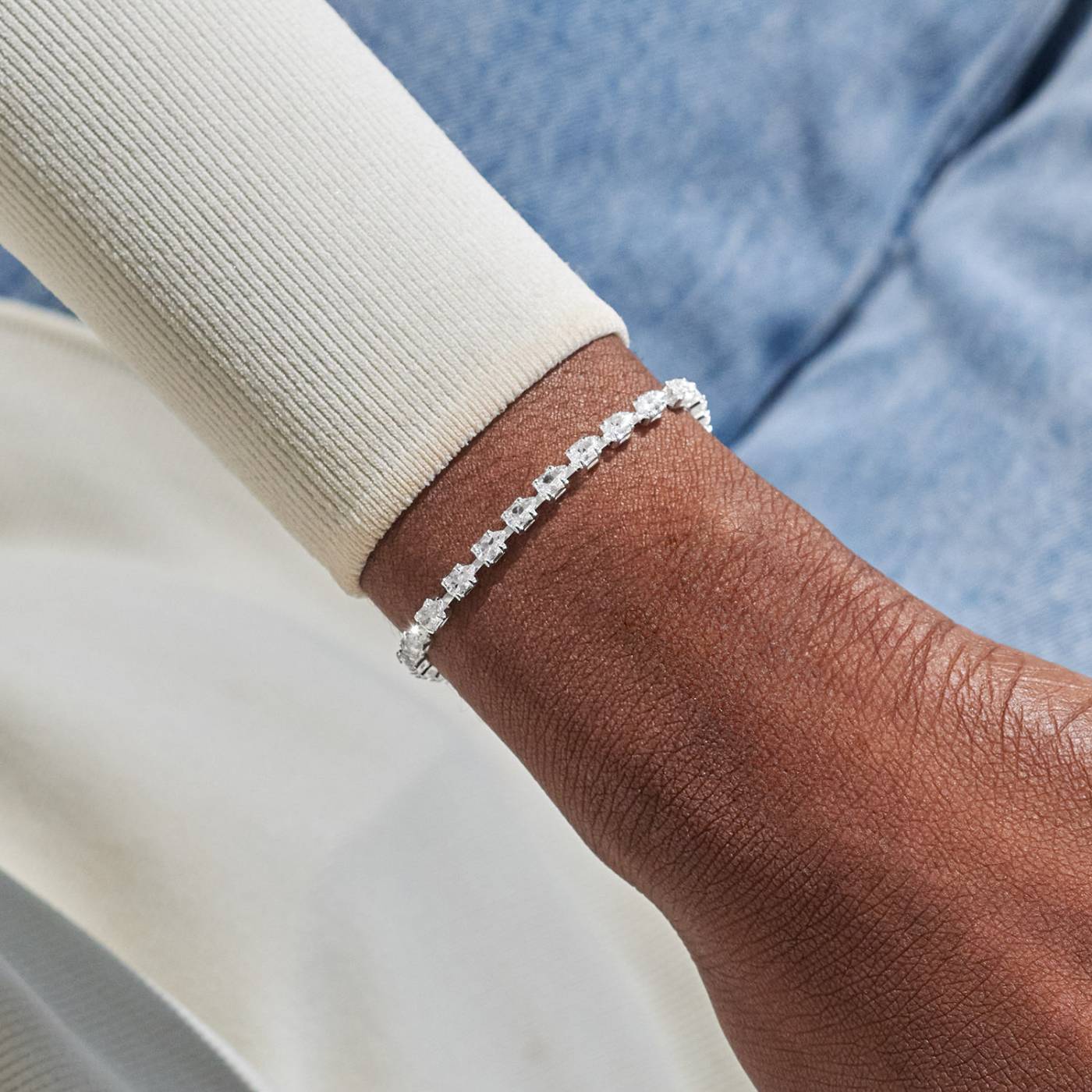 Silver Tennis Bracelet