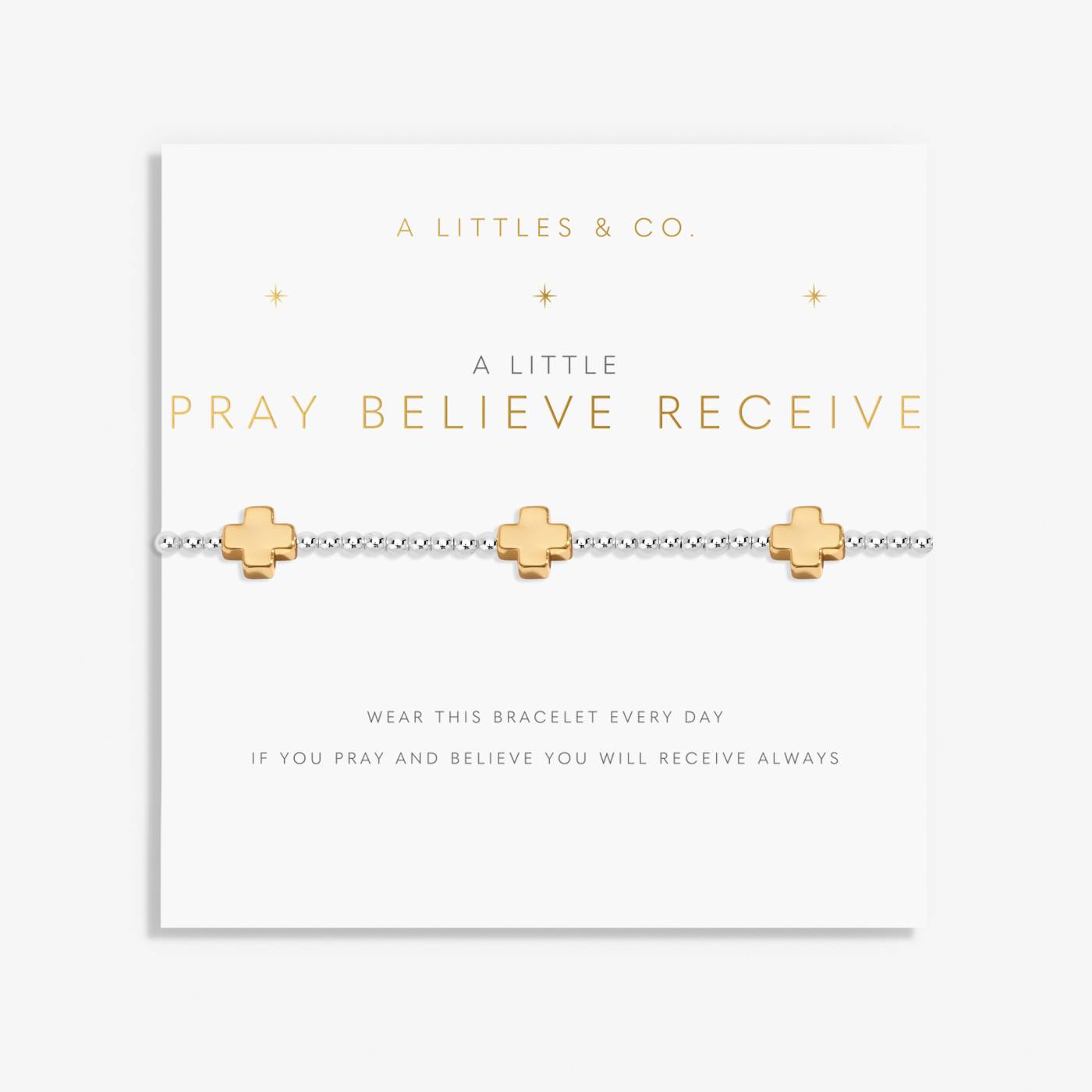 Pray, Believe, Receive Bracelet