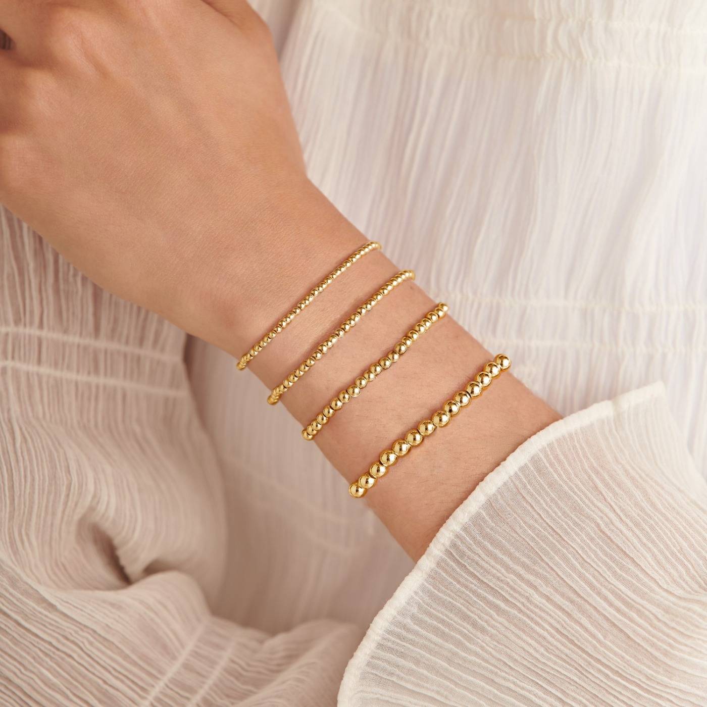 Gold Stacking Bracelets 2.5