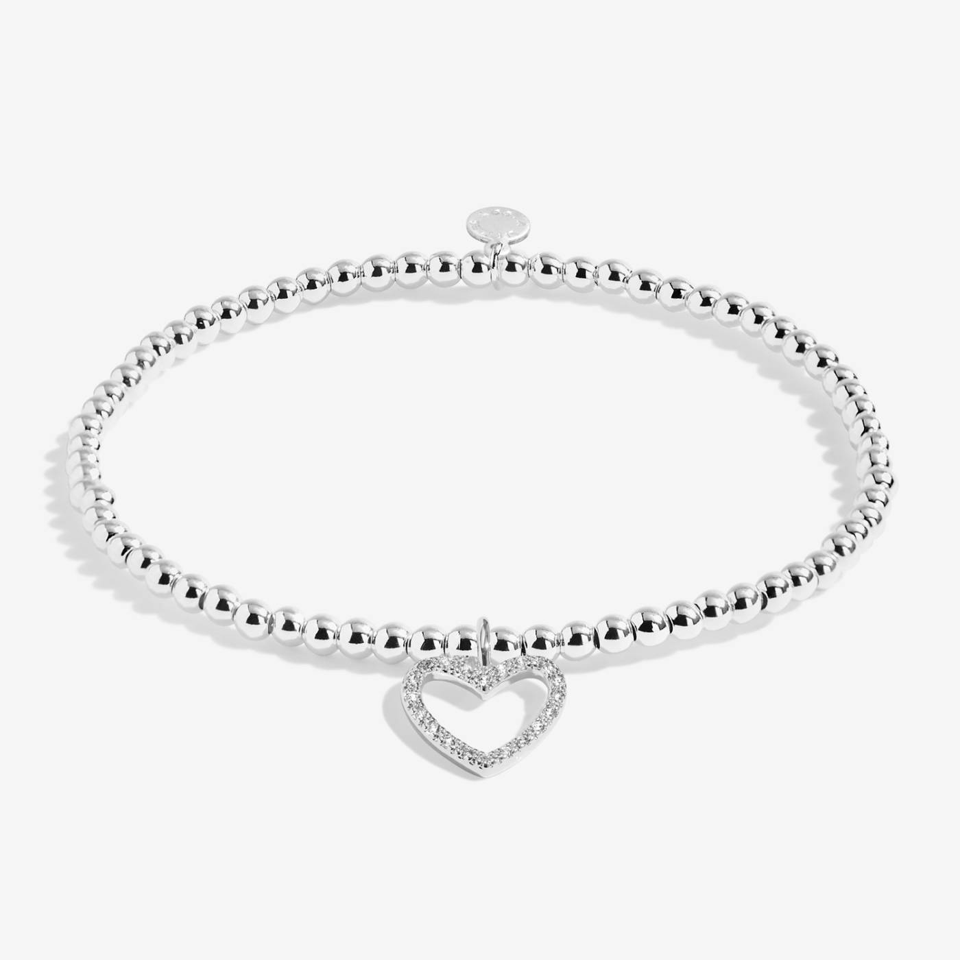 Silver Merry Christmas Bracelet