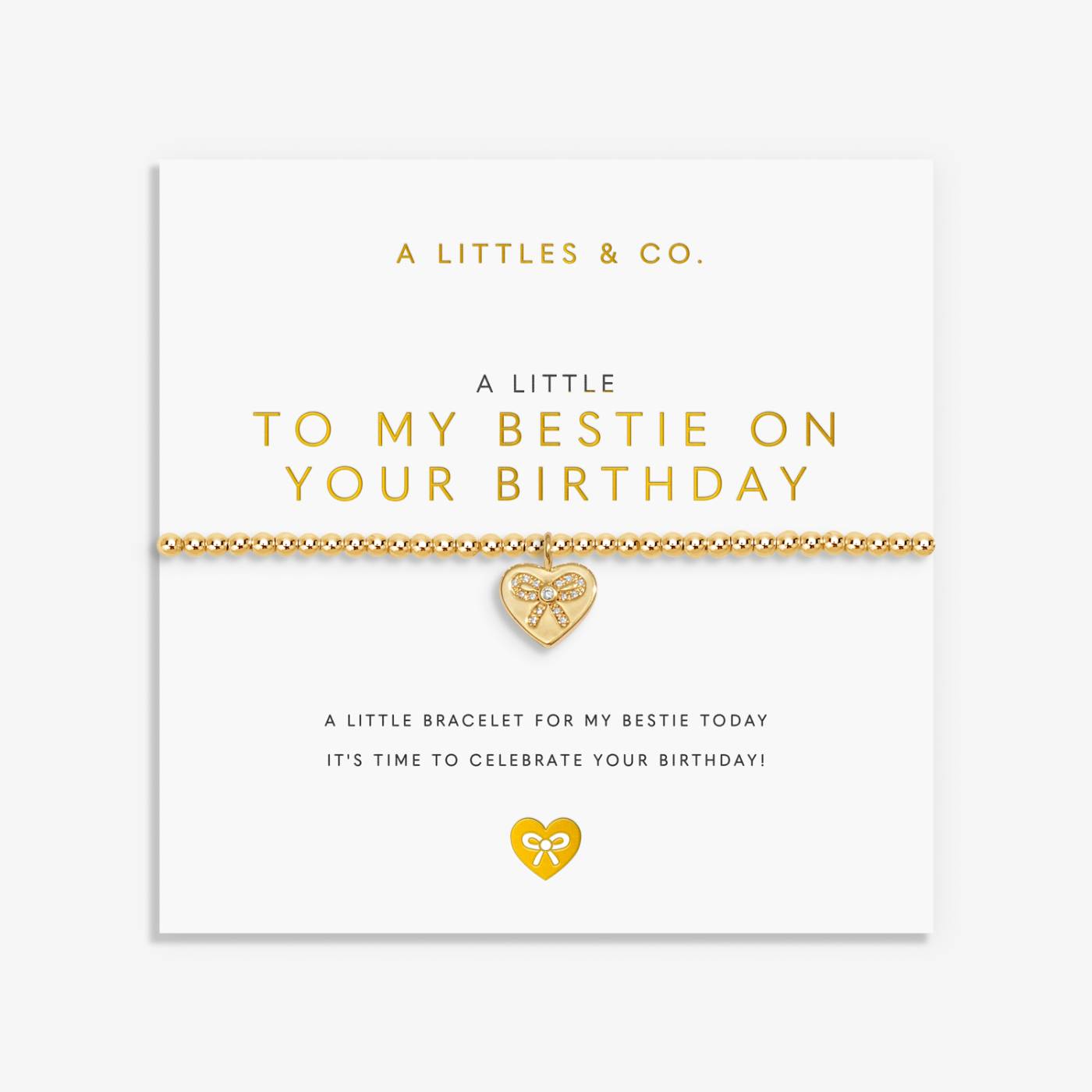 To My Bestie on your Birthday Bracelet