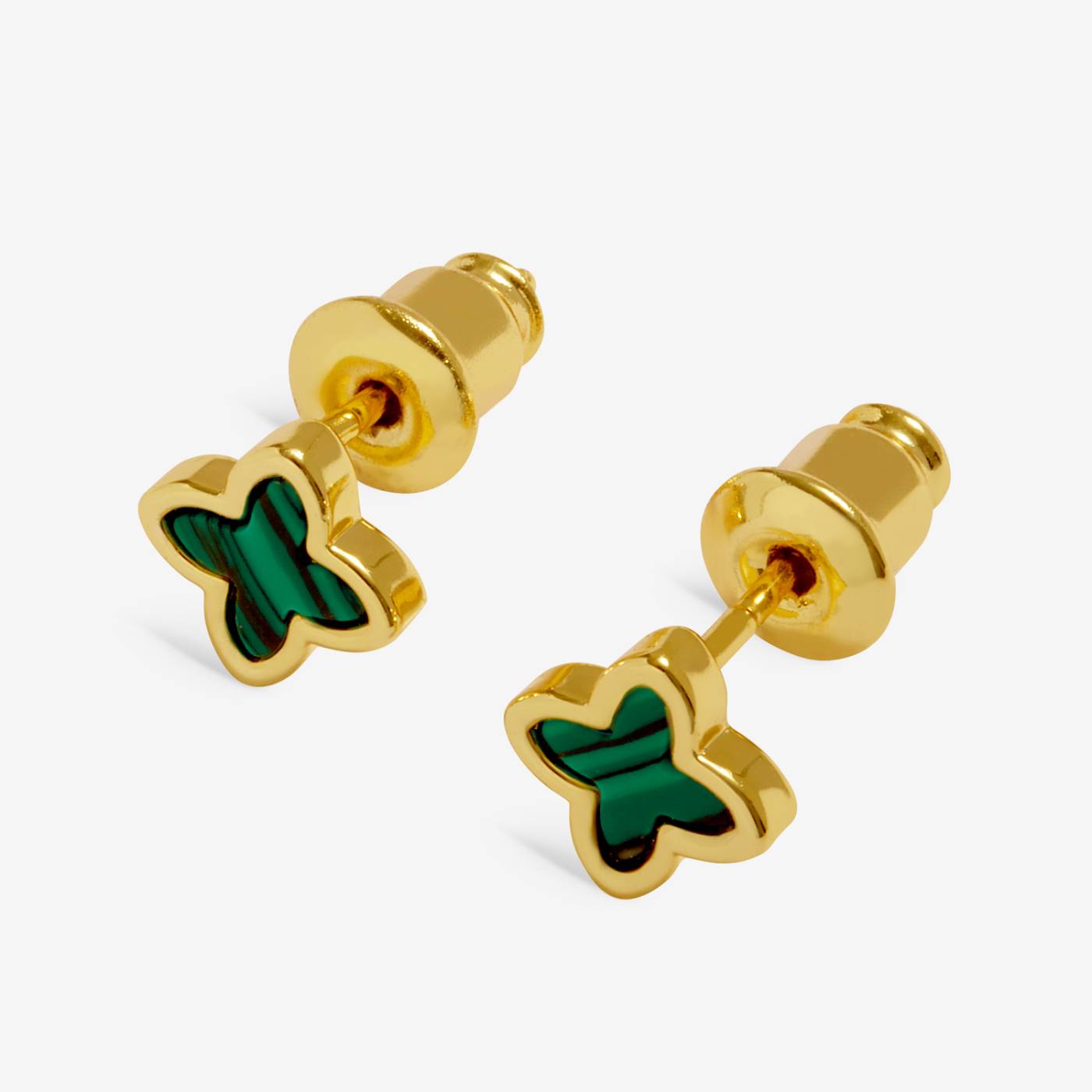 Loved by You | Green Clover Earrings
