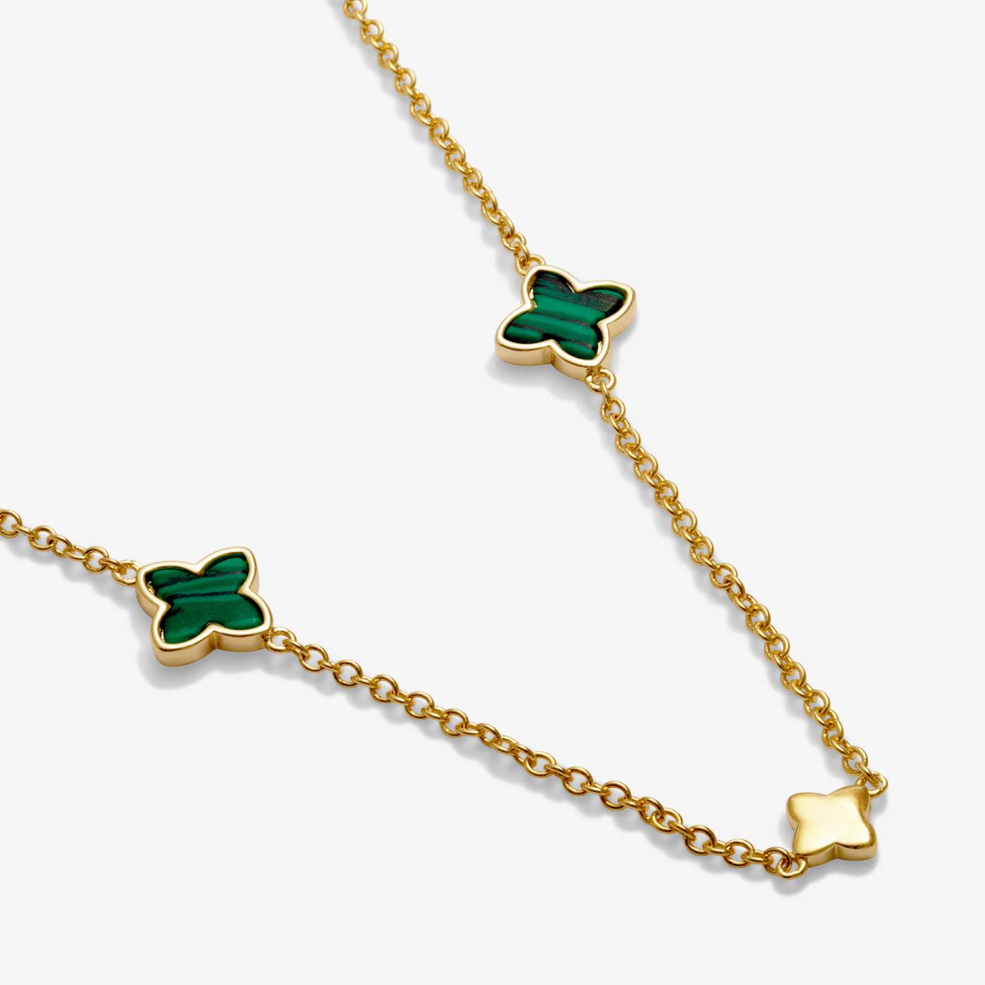 Loved by You | Green Clover Necklace