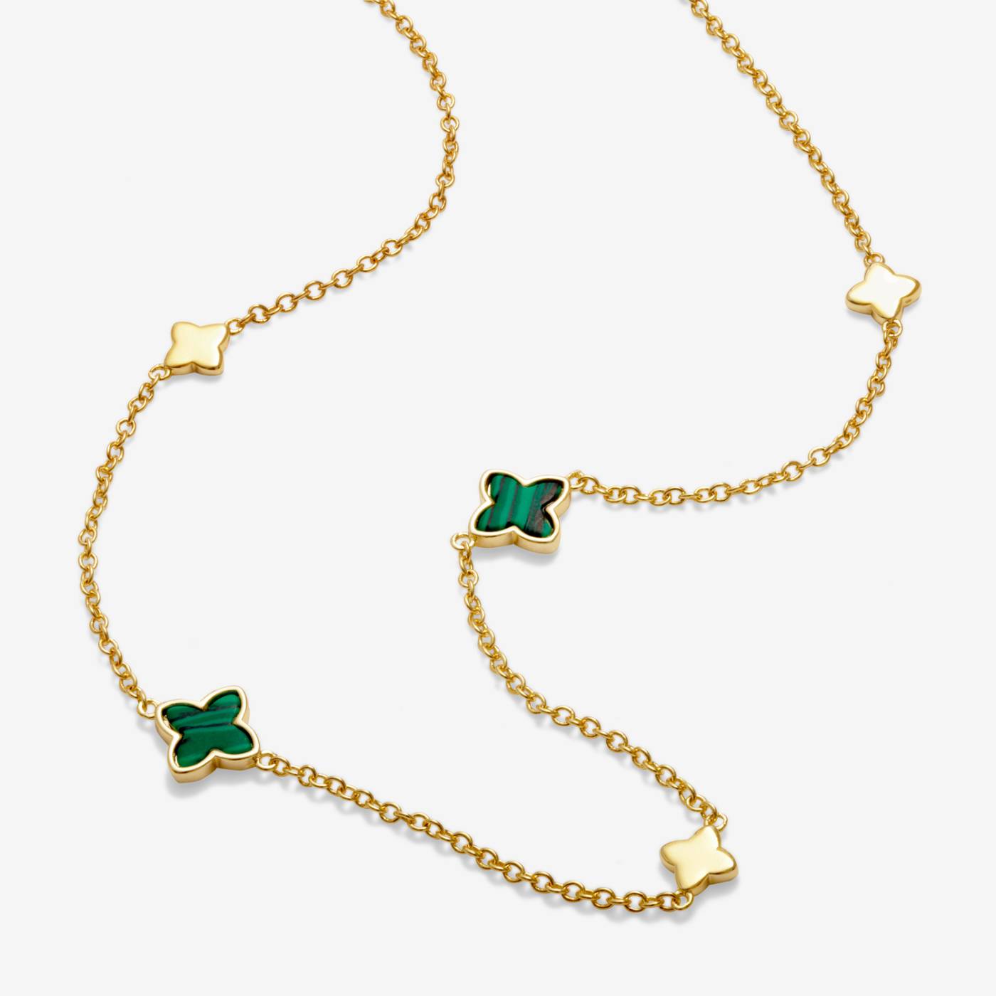 Loved by You | Green Clover Necklace
