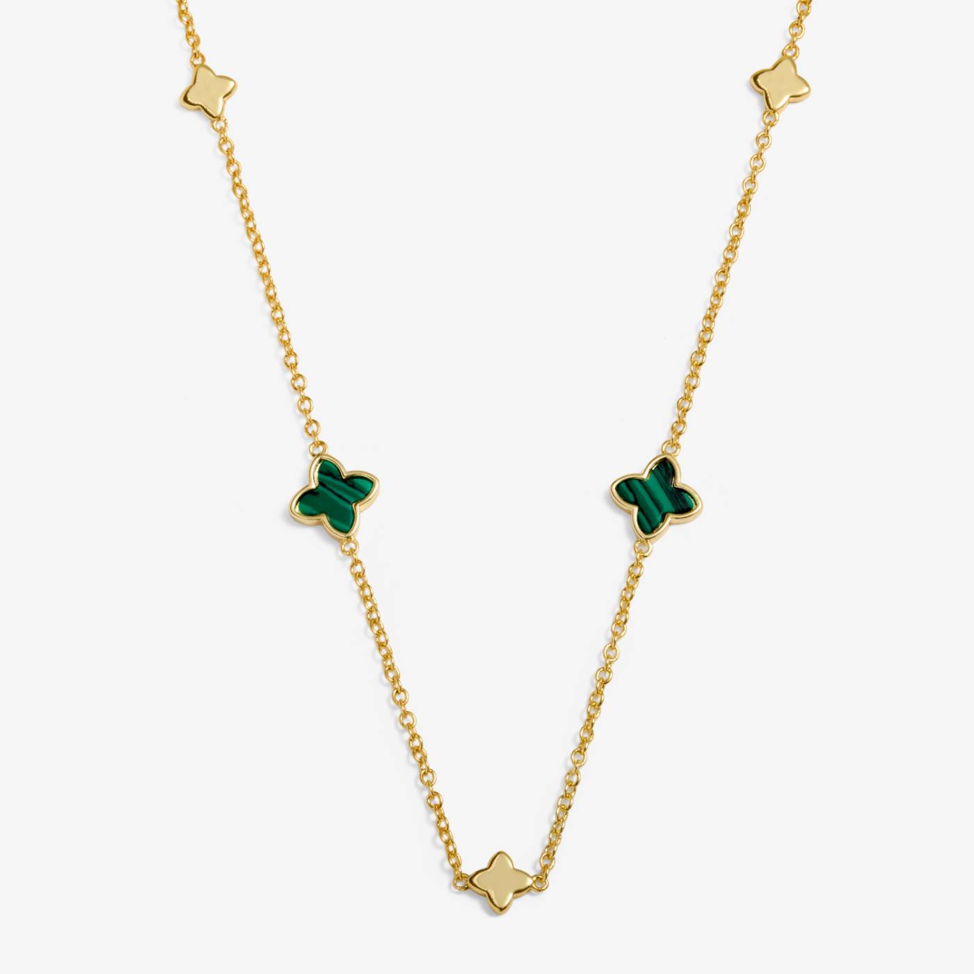 Loved by You | Green Clover Necklace