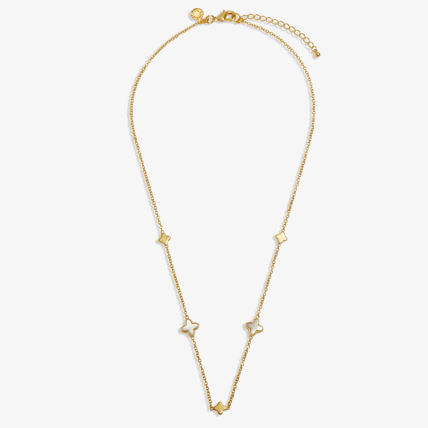 Loved by You | Mother of Pearl Clover Necklace