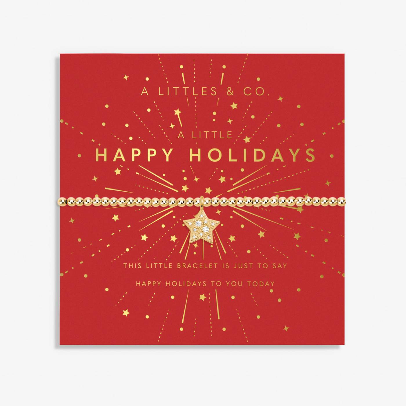 Happy Holidays Bracelet