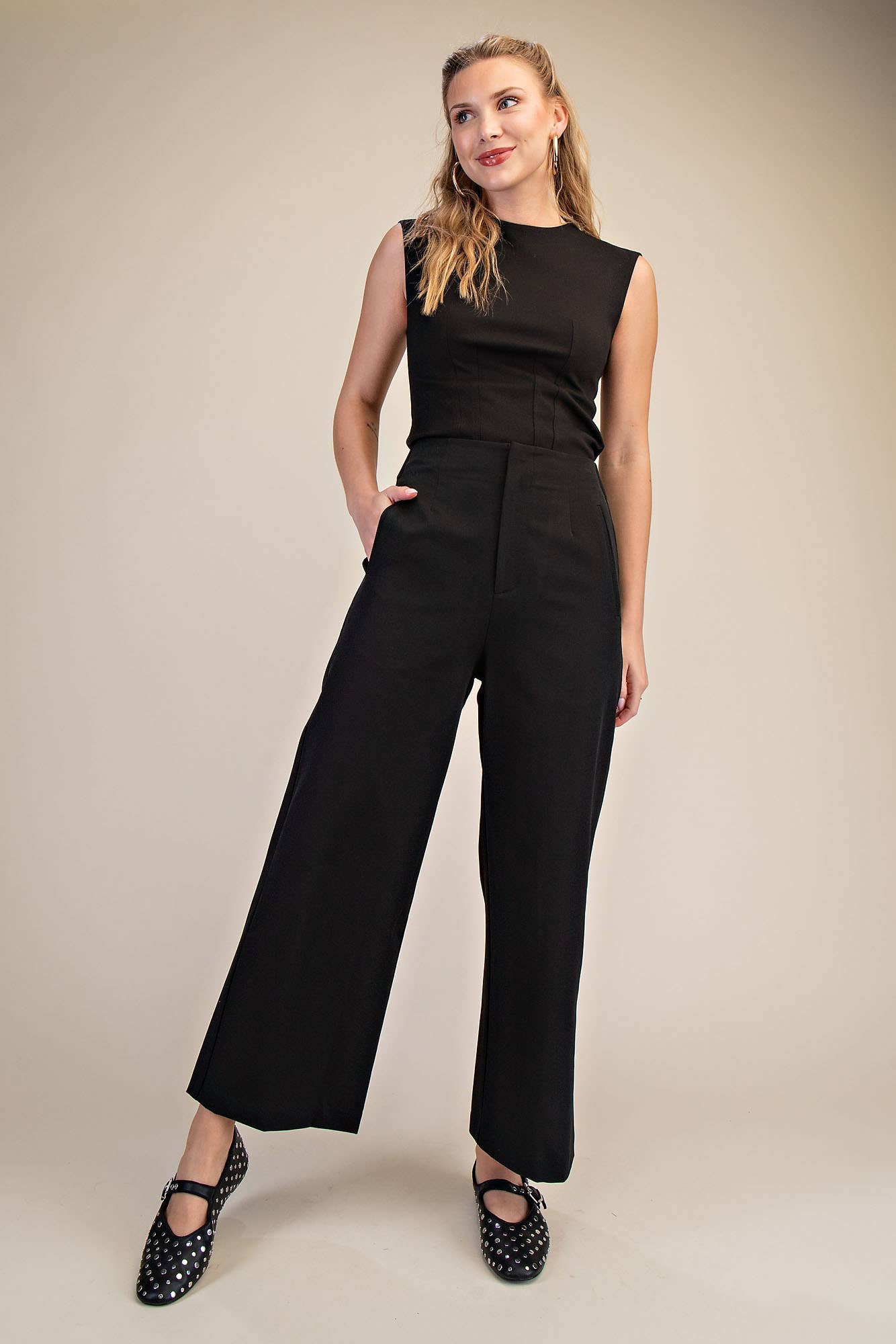 Wide leg Trouser
