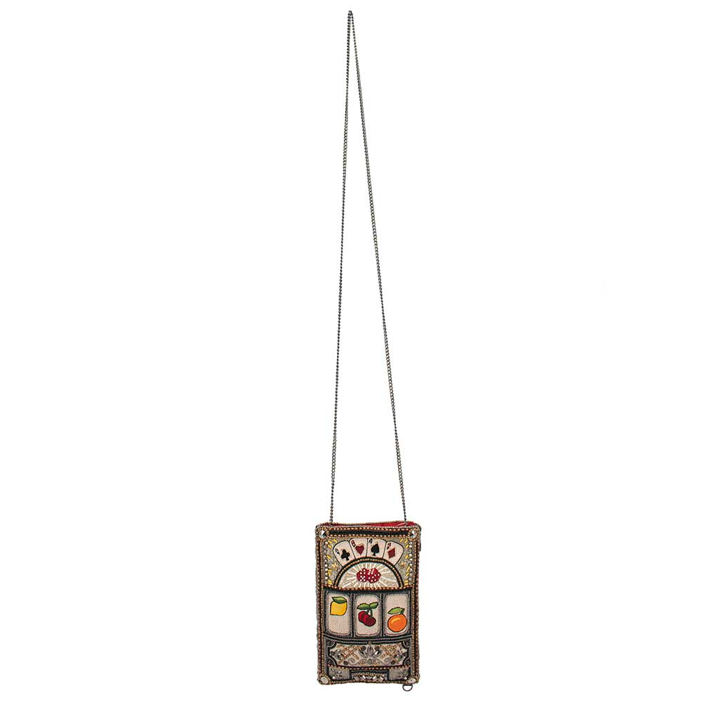 Mary Frances Accessories - Payoff Beaded Slot Machine Crossbody Phone Bag