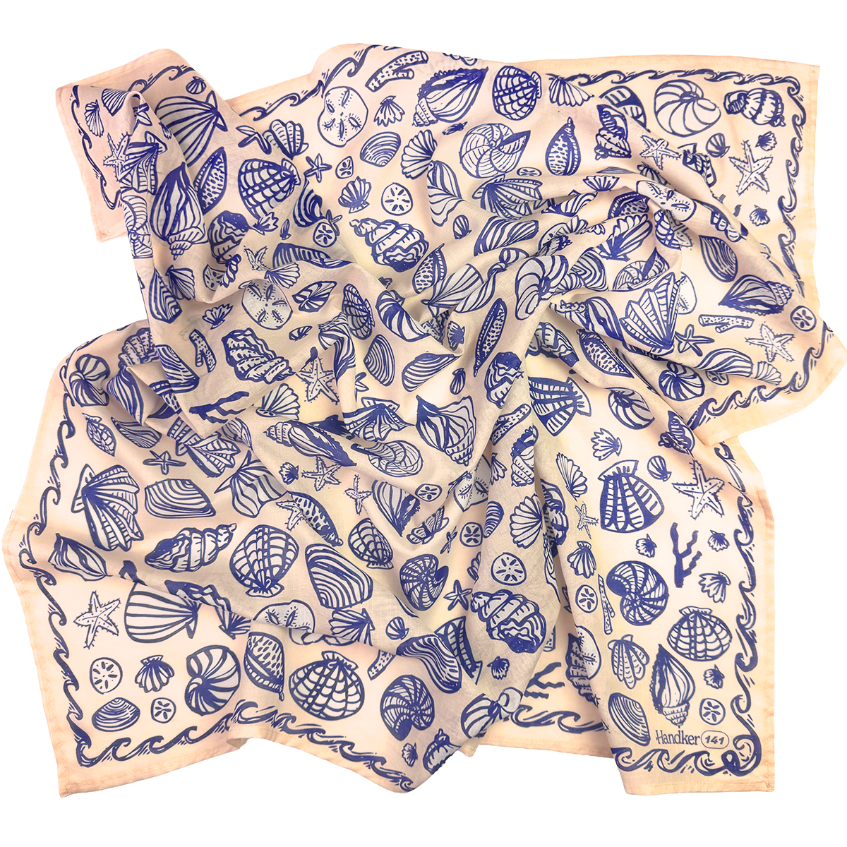Handker Bandanas - 34" Wild Rag Seashore Bandana