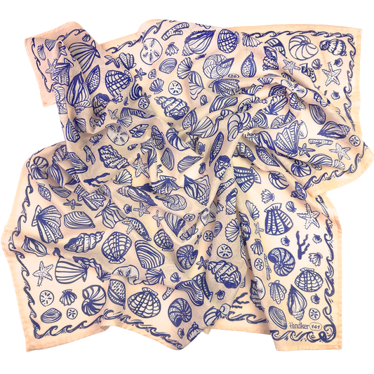 Handker Bandanas - 34" Wild Rag Seashore Bandana