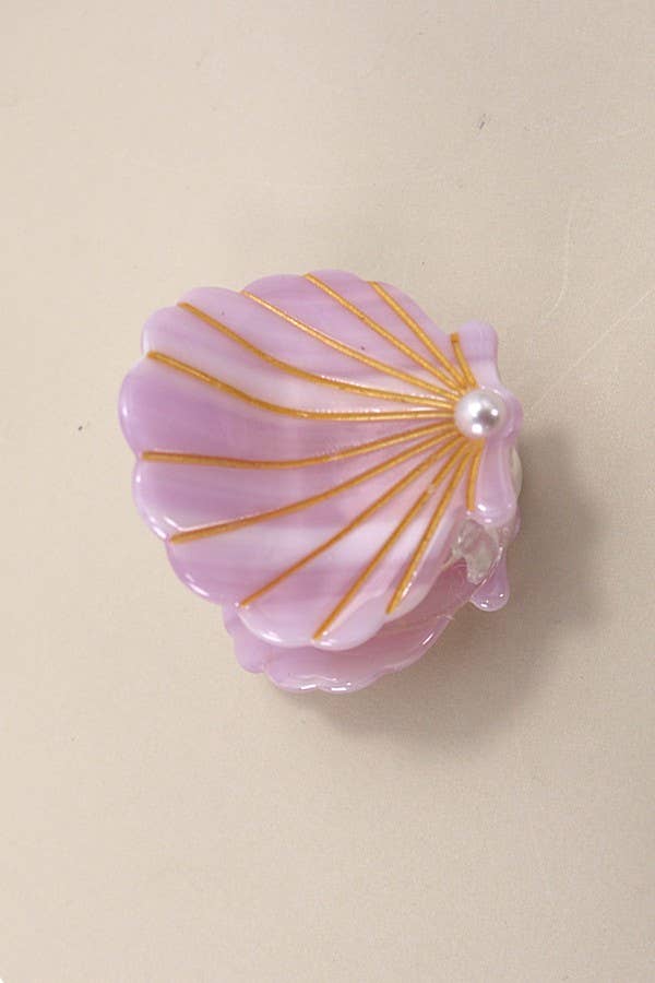 SEASHELL HAIR CLAW CLIPS