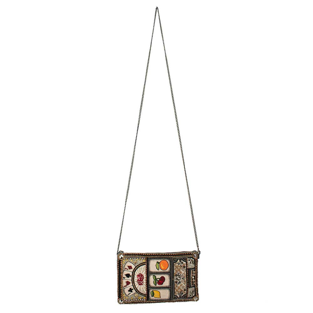 Mary Frances Accessories - Payoff Beaded Slot Machine Crossbody Phone Bag