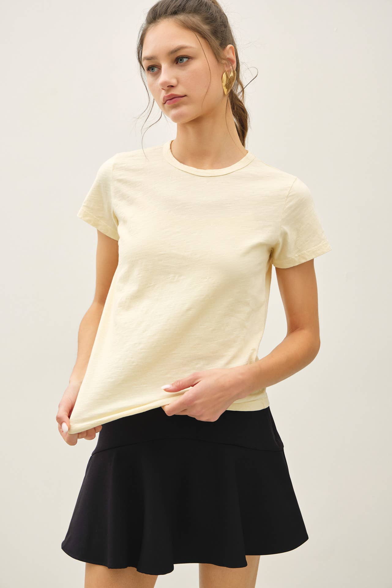 Cotton Slub Tee