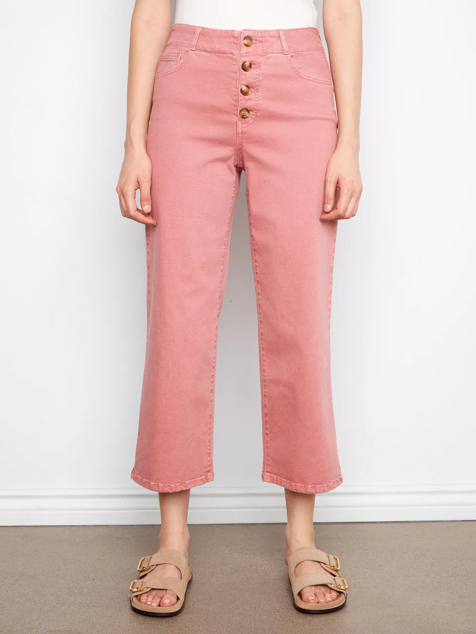 Salmon Button Fly Pant