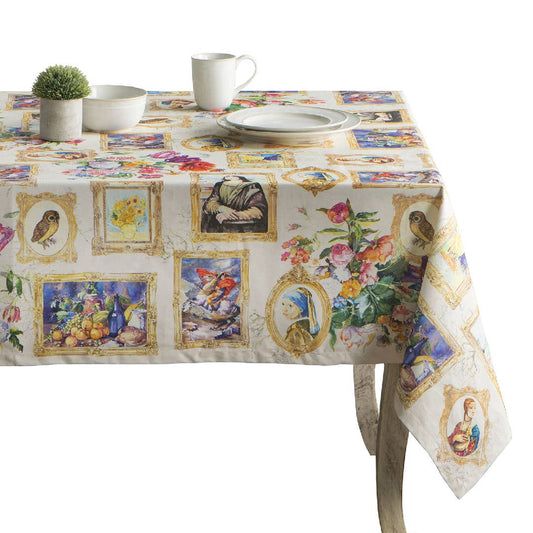 Maison d'Hermine - Design in Every Thread - Tablecloths 100% Cotton - 3 Shapes - Master Piece