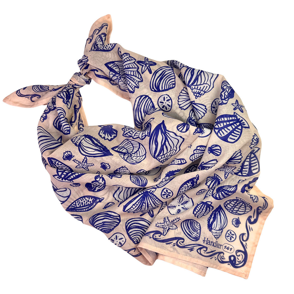 Handker Bandanas - 34" Wild Rag Seashore Bandana