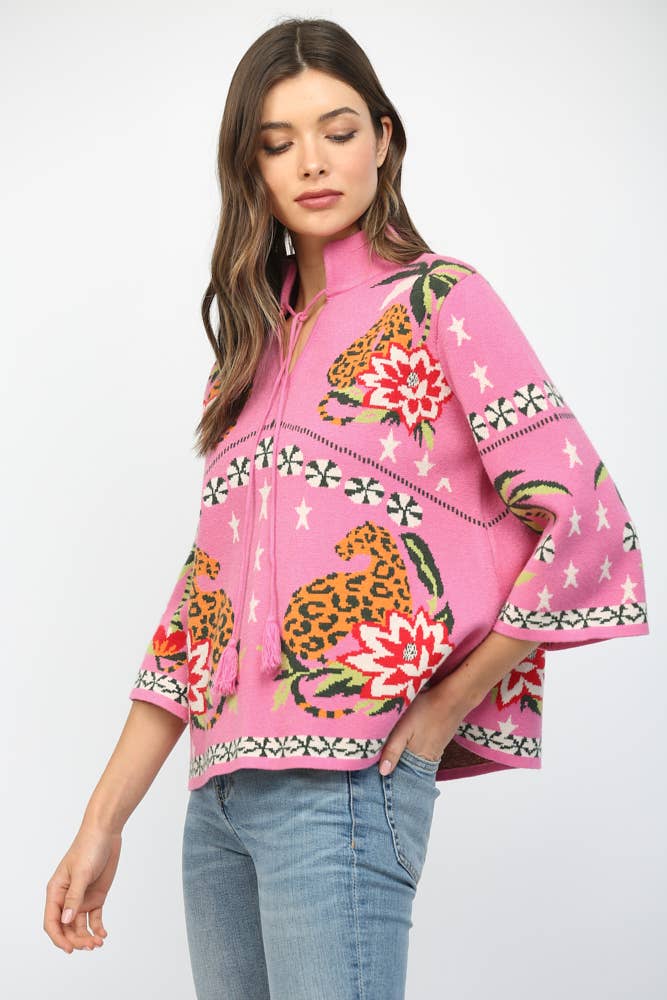 Tropical Chinoiserie Sweater