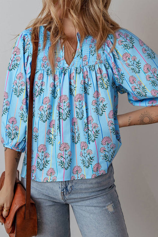 Faye Flower Blouse