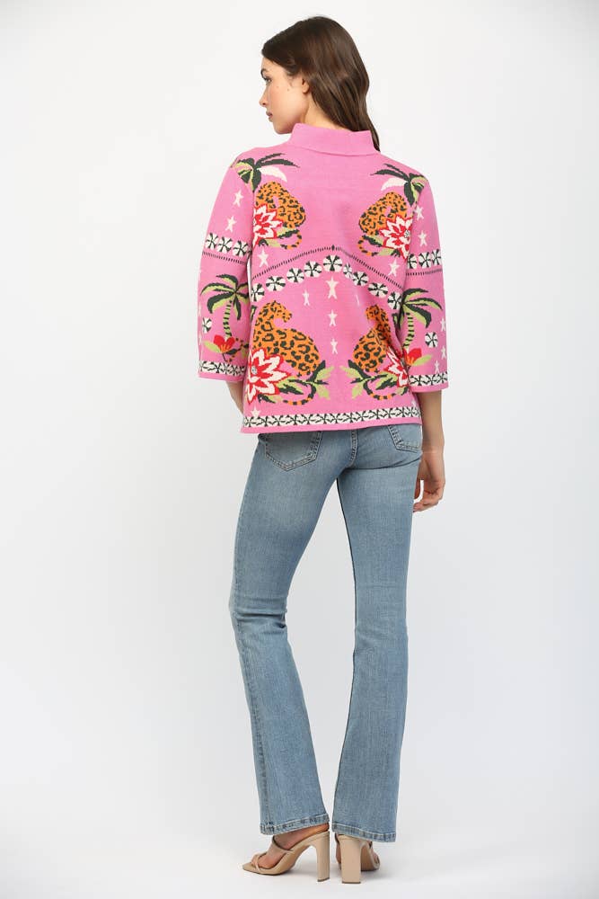 Tropical Chinoiserie Sweater