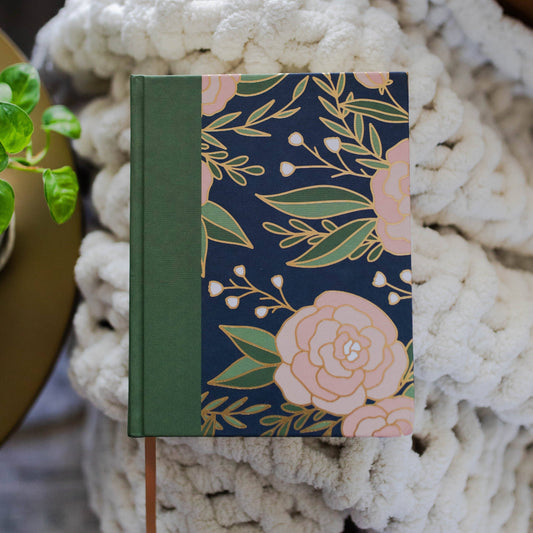 The Daily Grace Co - ESV Single Column Journaling Bible® | Stained Glass Blooms
