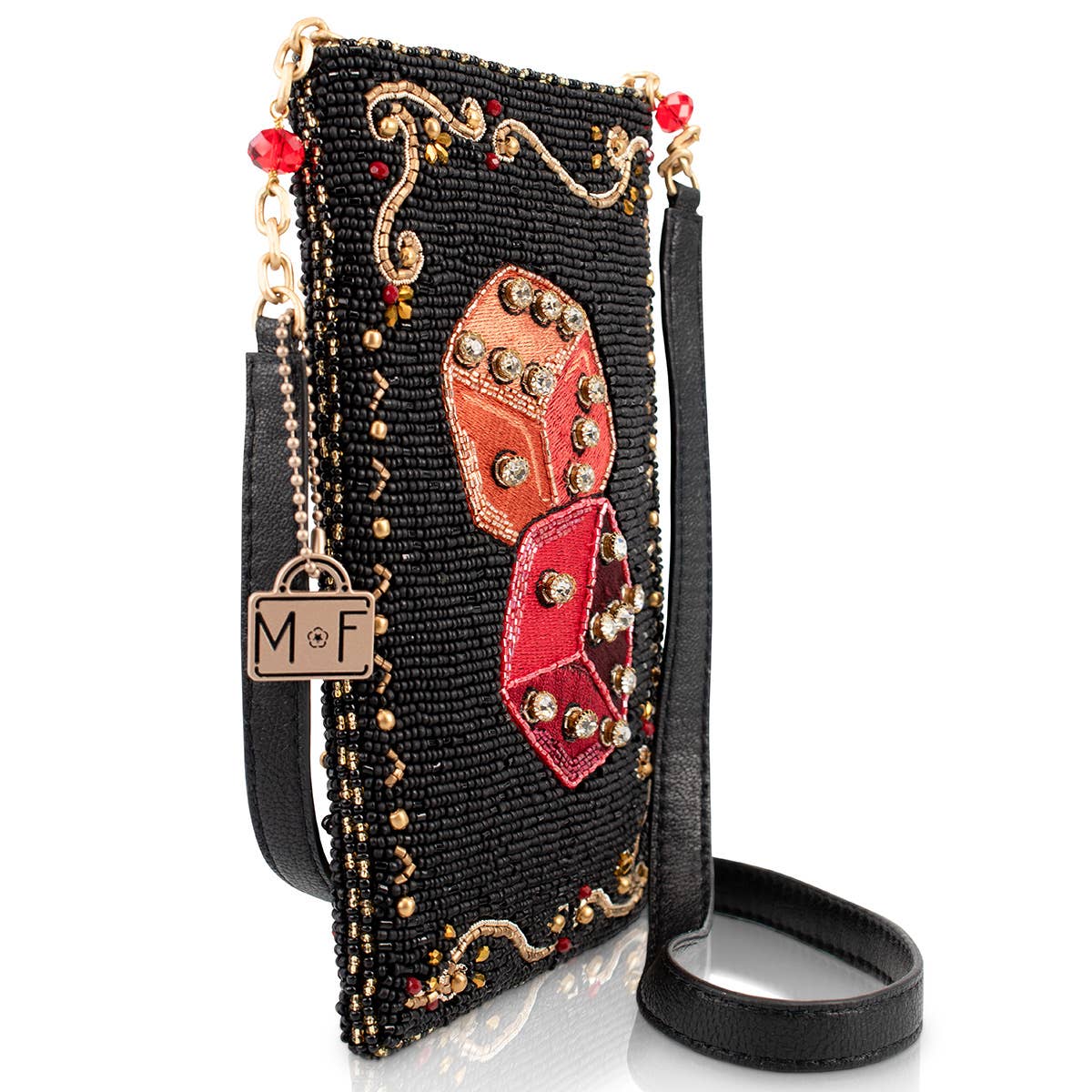 Mary Frances Accessories - Roll 'Em Double Dice Crossbody Phone Bag
