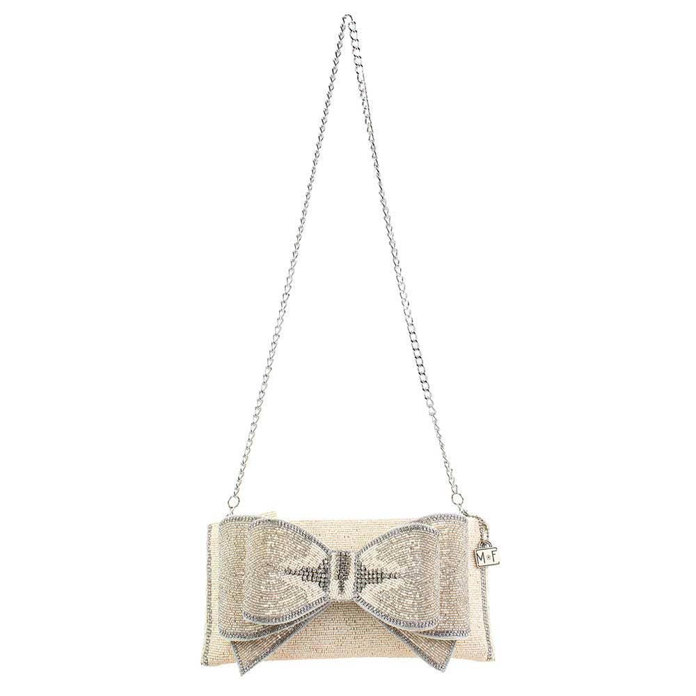 Mary Frances Accessories - Fancy Bow Crossbody Clutch