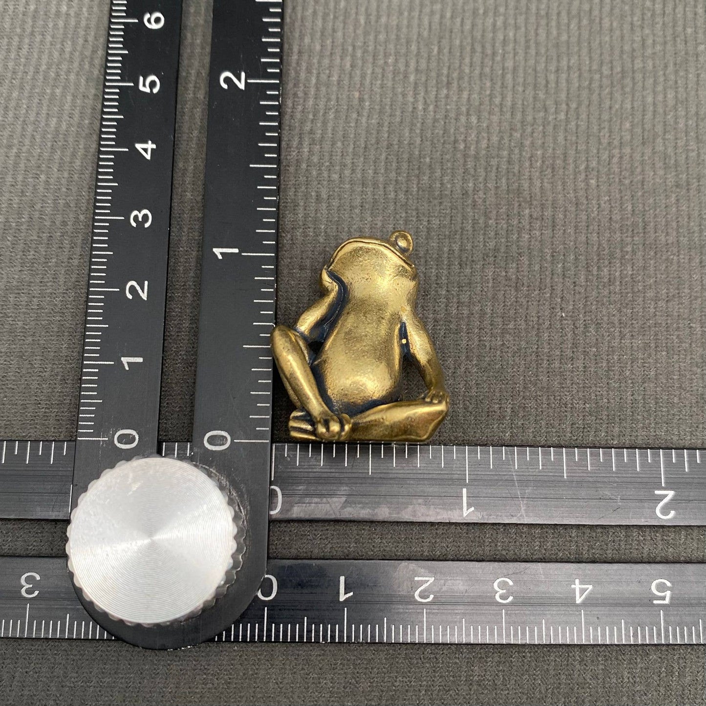 Mio Queena - Brass Sitting Frog Crafts Desktop Ornaments Decoration