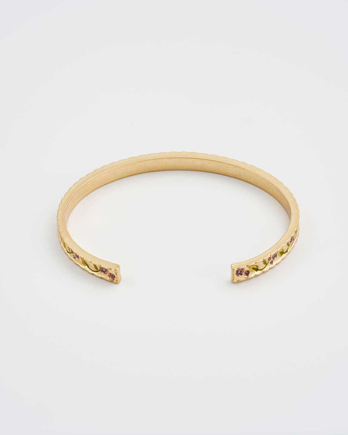 Fable England - Blackberry Bramble Gold Bangle - UK, US & EU