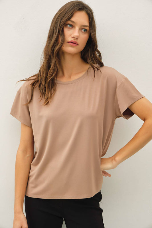 Bamboo Crop Tee